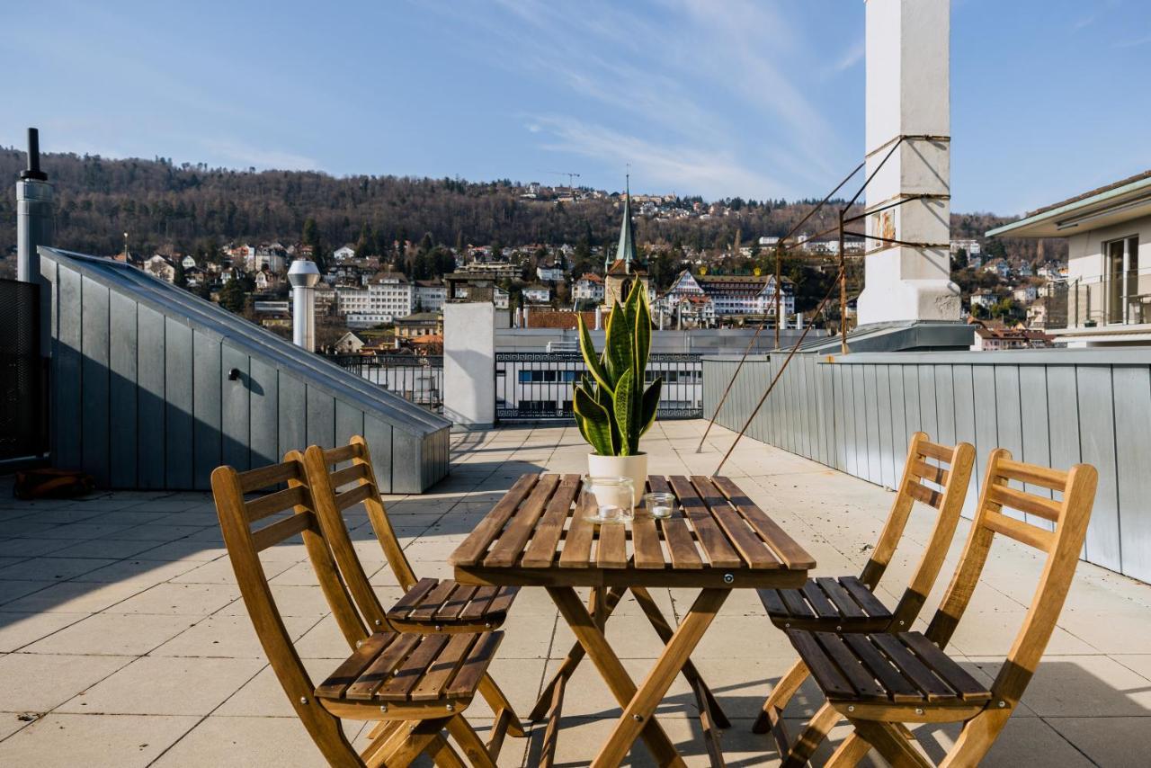 Eigene Wohnung Im Stadtzentrum Mit Wunderschoener Dachterrasse 빌 외부 사진